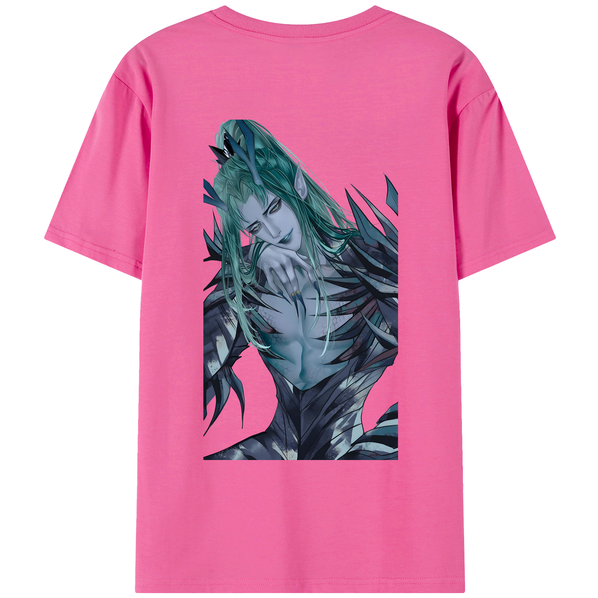（画像用） Ne Zha 2 ナタ 魔童の大暴れ レディース半袖Tシャツ(バックプリント)